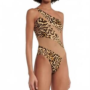 NEW NORMA KAMALI mio swimsuit in brown